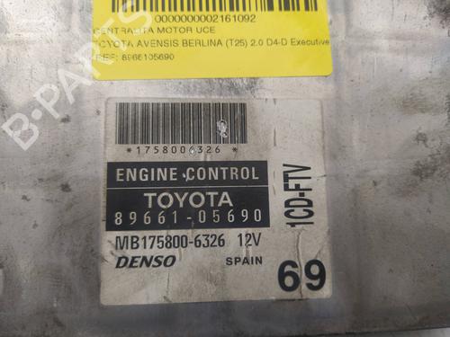 Engine control unit (ECU) TOYOTA AVENSIS Saloon (_T25_) 2.0 D-4D (CDT250_, CDT250R) | BP10991872M57 