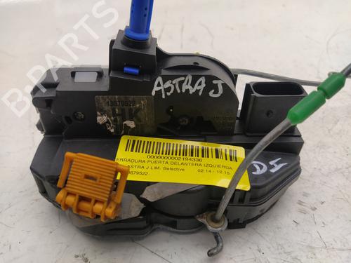 Used Front left lock OPEL ASTRA J (P10) 1.6 CDTi (68) (110 hp) 15258173