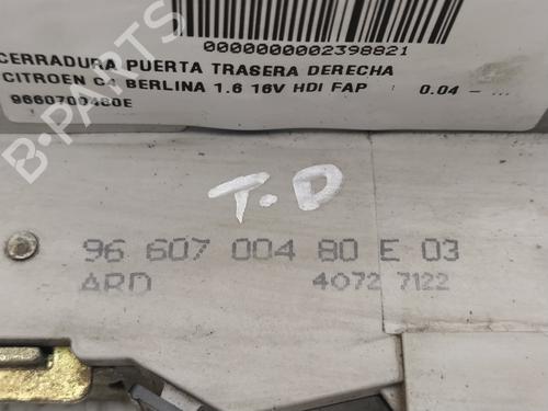 Rear right lock CITROËN C4 I (LC_)  | BP18087326C99 