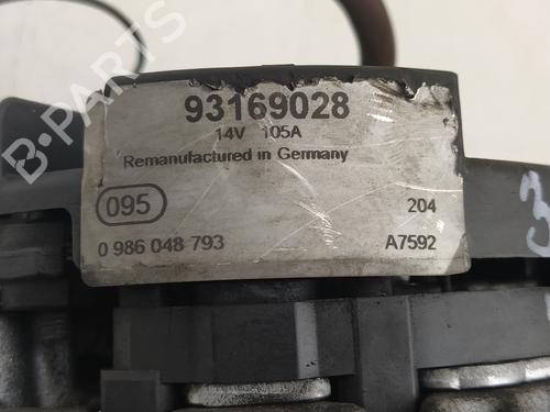 Alternator OPEL VECTRA C (Z02) 1.9 CDTI (F69) | BP16347487M7 