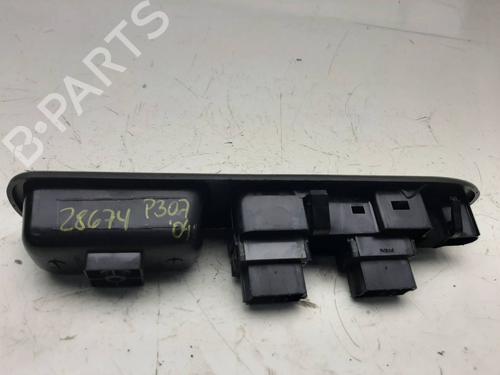 Left front window switch PEUGEOT 307 Break (3E) 1.6 HDi 110 | BP8525696I27 