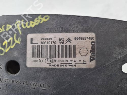 Left headlight CITROËN XSARA PICASSO (N68) 1.6 HDi | BP8007423C28 
