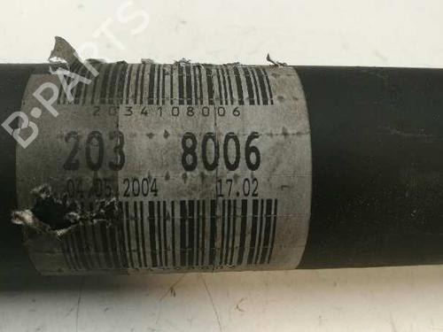 Driveshaft MERCEDES-BENZ C-CLASS (W203) C 220 CDI (203.008) | BP5606735M37