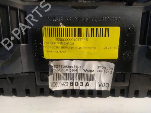 Instrument cluster SEAT CORDOBA (6L2) 1.4 16V | BP8333659C47 