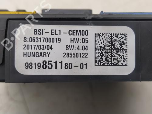 Fuse box CITROËN C3 I (FC_, FN_)  | BP16755407E1 
