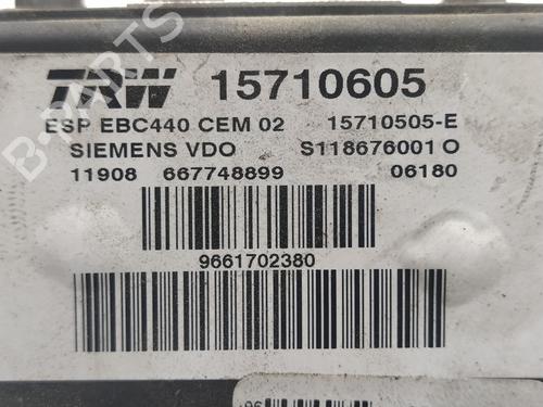 ABS pump PEUGEOT 407 (6D_) 2.0 (6DRFNB, 6DRFNE) | BP19302412M43 