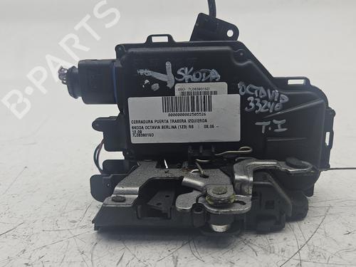 Venstre bak lås SKODA OCTAVIA II (1Z3) 2.0 TDI RS (170 hp) 23237221