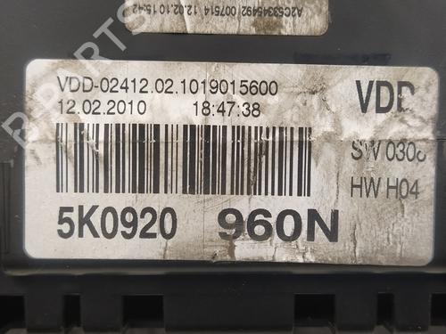 Cockpit VW GOLF VI (5K1) 1.6 TDI | BP17166671C47 