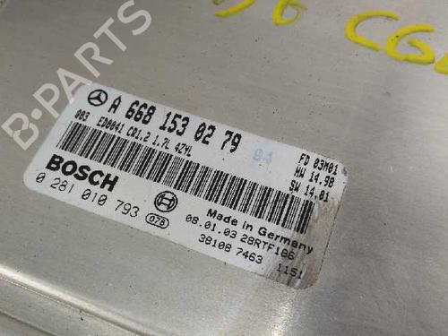 Engine control unit (ECU) MERCEDES-BENZ A-CLASS (W168) A 170 CDI (168.008) | BP3346377M57 
