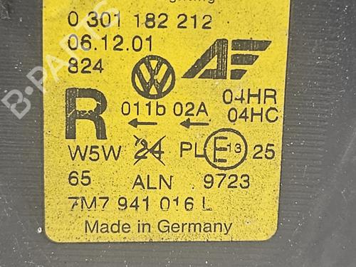 Right headlight SEAT ALHAMBRA (7V8, 7V9) 1.9 TDI | BP23331498C29 