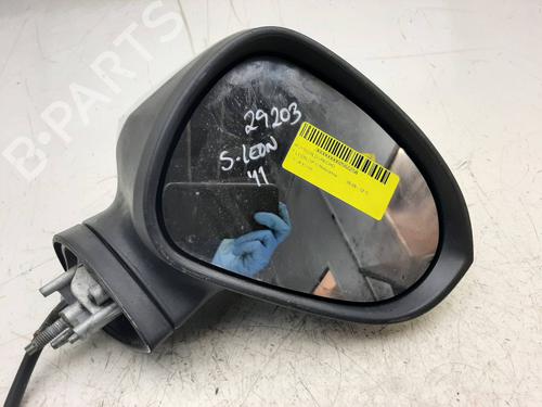 Used Right mirror SEAT LEON (1P1) 1.9 TDI (90 hp) 9343818