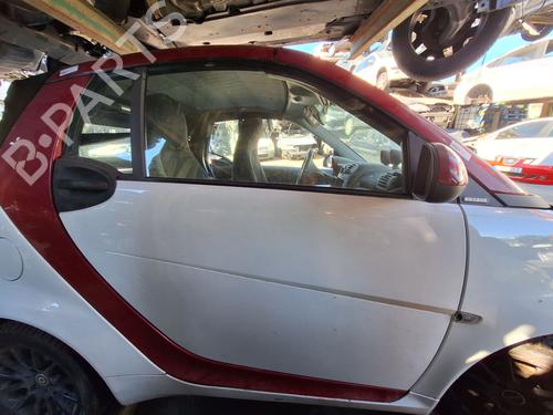 Used Right front door SMART FORTWO Cabrio (451) 1.0 (451.431, 451.480) (71 hp) 19727361