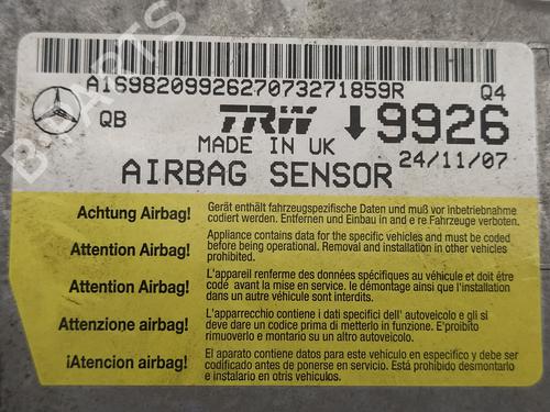 ECU airbags MERCEDES-BENZ A-CLASS (W169) A 160 (169.031, 169.331) | BP18116592M53 