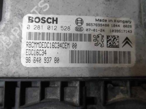 Engine control unit (ECU) PEUGEOT 206 Hatchback (2A/C) 1.4 HDi eco 70 | BP144578M57 