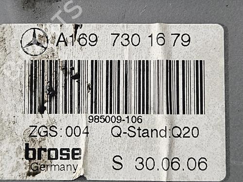 Rear right window mechanism MERCEDES-BENZ B-CLASS Sports Tourer (W245) B 200 CDI (245.208) | BP20980428C25 
