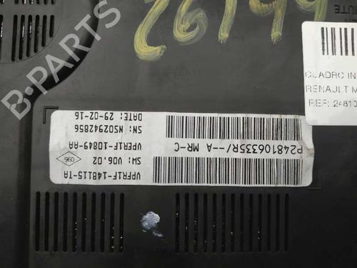 Instrument cluster RENAULT MEGANE IV Hatchback (B9A/M/N_) 1.5 dCi 110 (B9A3) | BP6059361C47 