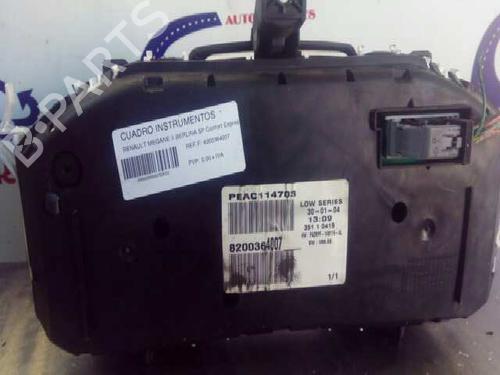 Instrument cluster RENAULT MEGANE II (BM0/1_, CM0/1_) 1.6 16V (BM0C, CM0C) | BP210256C47 