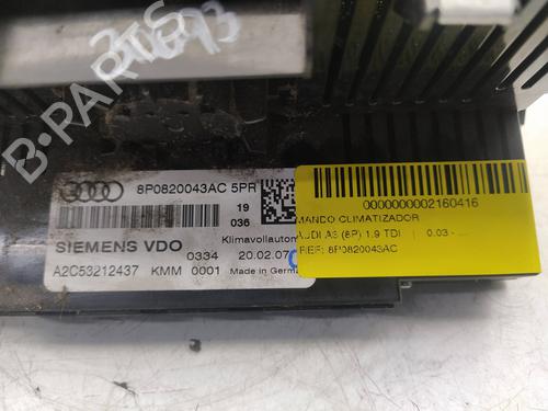Climate control AUDI A3 Sportback (8PA) 1.6 | BP11015549I5 