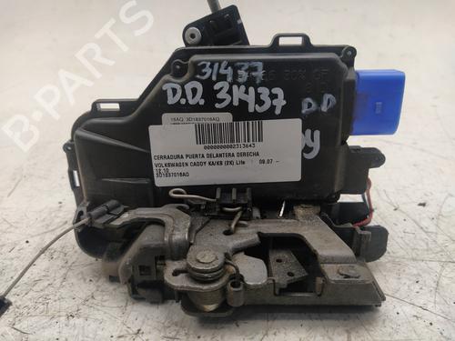 Used Front right lock VW CADDY III MPV (2KB, 2KJ, 2CB, 2CJ) 2.0 TDI 16V (140 hp) 20152449