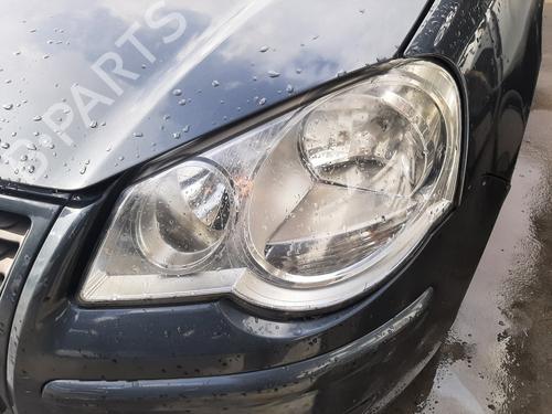 Used Left headlight VW POLO (9N_, 9A_) 1.4 TDI (75 hp) 16007733