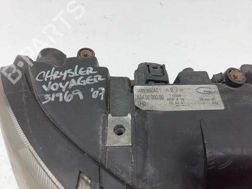 Right headlight CHRYSLER VOYAGER IV (RG, RS) 2.8 CRD | BP25755149C29 