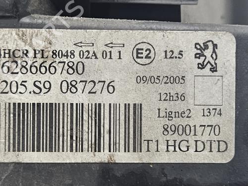 Right headlight PEUGEOT 206 Hatchback (2A/C)  | BP22703343C29 