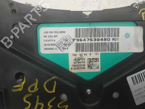 Instrument cluster PEUGEOT 307 Break (3E) 1.6 HDi 110 | BP6524439C47 