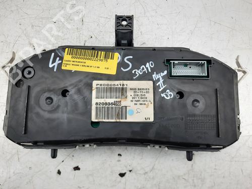 Instrument cluster RENAULT MEGANE II (BM0/1_, CM0/1_) 1.4 16V (BM0B, CM0B) | BP12599163C47 
