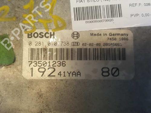 Used Engine control unit (ECU) FIAT STILO (192_) 1.9 JTD (192_XF1A) (80 hp) 246387
