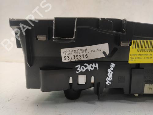 Instrument cluster OPEL MERIVA A MPV (X03) 1.7 DTI (E75) | BP12550677C47 