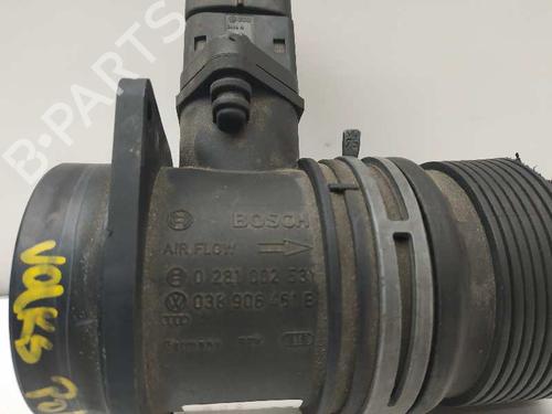 Mass air flow sensor VW POLO (9N_, 9A_) 1.4 TDI | BP3527343M95 