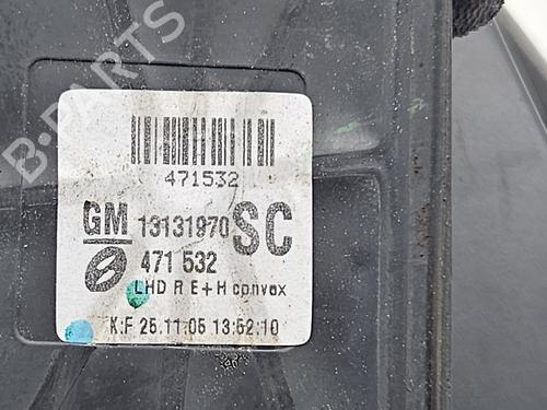 Right mirror OPEL ZAFIRA / ZAFIRA FAMILY B (A05)  | BP13518144C27 