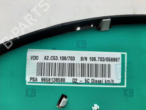 Instrument cluster PEUGEOT 407 (6D_) 2.0 (6DRFNB, 6DRFNE) | BP6525378C47 