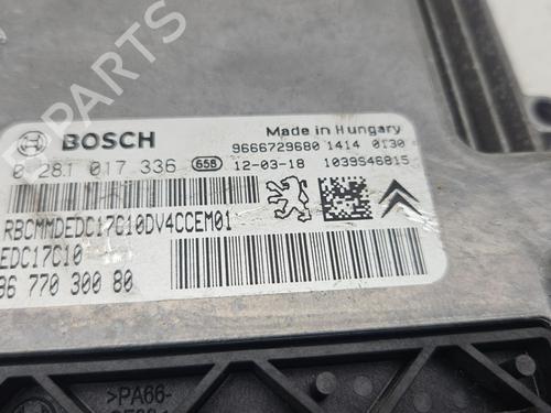 Engine control unit (ECU) PEUGEOT 207 (WA_, WC_) 1.4 HDi | BP30077740M57
