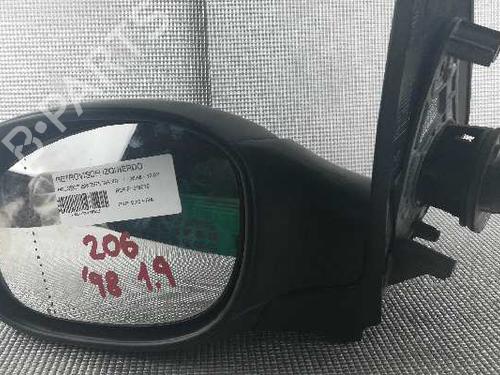 Used Left mirror PEUGEOT 206 Hatchback (2A/C) 1.9 D (69 hp) 1989755