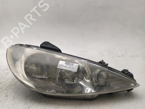 Faro destro PEUGEOT 206 SW (2E/K) 1.4 HDi (68 hp) 17432534