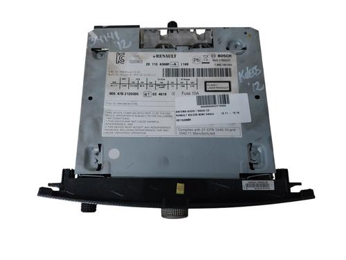 Radio RENAULT KOLEOS I (HY_) 2.0 dCi (HY0K) | BP38049883E6 - Image 2