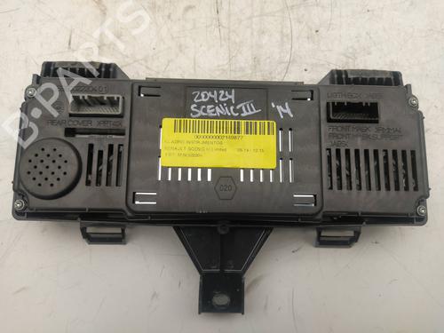 Instrument cluster RENAULT SCÉNIC III (JZ0/1_)  | BP10681123C47 