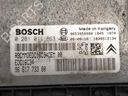 Engine control unit (ECU) PEUGEOT 307 (3A/C)  | BP12252892M57 