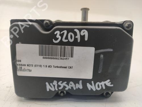 Used ABS pump NISSAN NOTE (E11, NE11) [2005-2013]  17765166