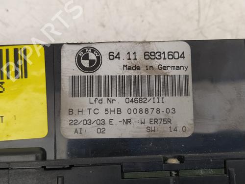 Climate control BMW 3 (E46)  | BP13249947I5 