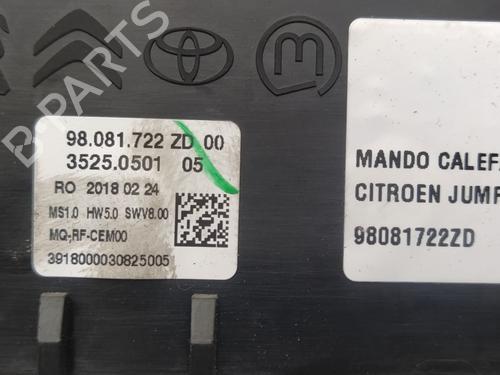 Climate control CITROËN JUMPY III Van (V_) 1.6 BlueHDi 115 | BP17390455I5 