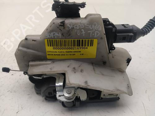 Used Rear right lock SKODA SUPERB I (3U4) [2001-2008]  21818184