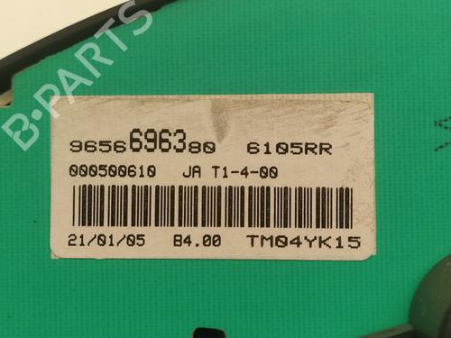Instrument cluster PEUGEOT 206 CC (2D) 1.6 16V (2DNFUF, 2DNFUR) | BP21575135C47 