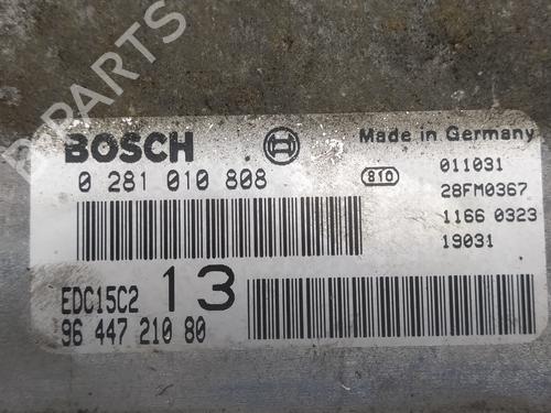 Engine control unit (ECU) CITROËN C5 I (DC_) 2.0 HDi (DCRHZB, DCRHZE) | BP15202891M57 