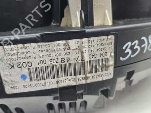 Instrument cluster MERCEDES-BENZ C-CLASS (W204) C 200 CDI (204.007, 204.006) | BP29626644C47 