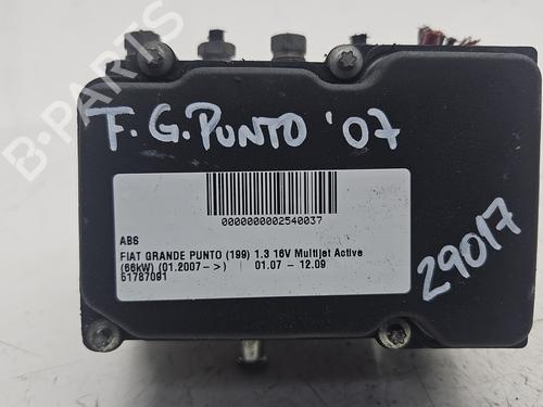 Used ABS pump FIAT GRANDE PUNTO (199_) 1.3 D Multijet (199.AXD11, 199.AXD1A, 199.AXD1B,... (90 hp) 25046588