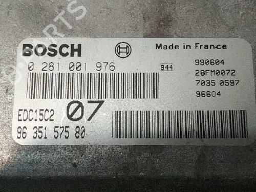 Engine control unit (ECU) CITROËN XSARA Coupe (N0) 2.0 HDI 90 | BP1217895M57 