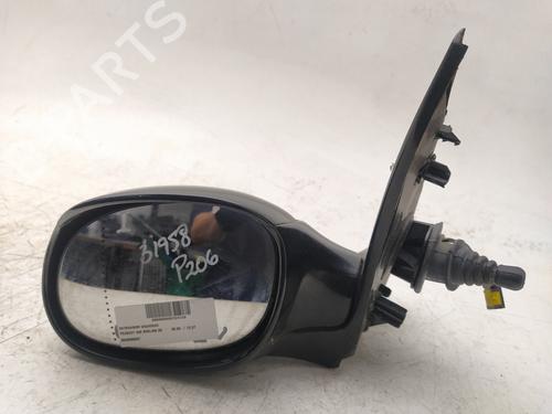 Used Left mirror PEUGEOT 206 Hatchback (2A/C) 1.4 HDi eco 70 (68 hp) 18116623