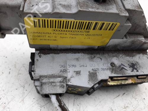 Rear left lock PEUGEOT 407 (6D_) 2.0 (6DRFNB, 6DRFNE) | BP8612324C100 